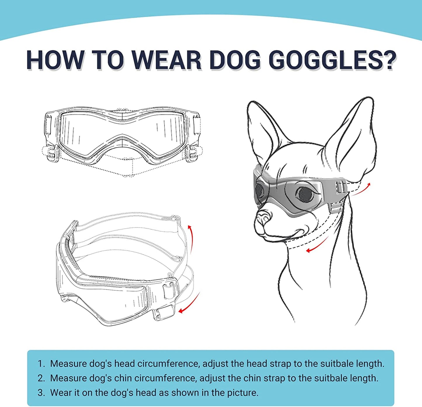 Dog Goggles Protection Eyewear Small Breed