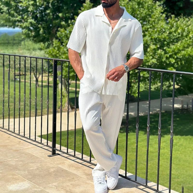 Zen Stripped Outfit Set