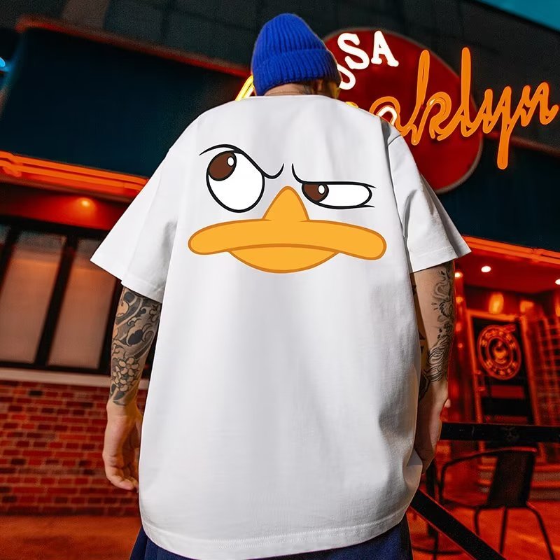 Oversized Loose Funny Print T-shirt