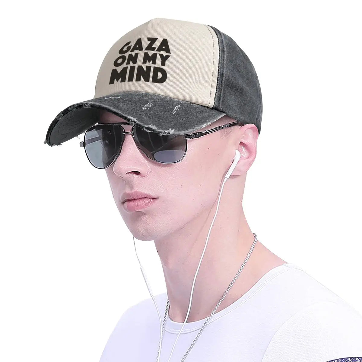 Gaza On My Mind Unisex Cap