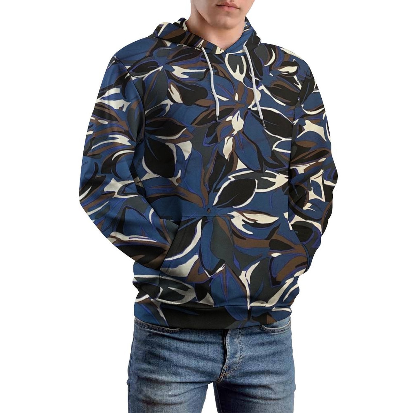 Kor New Y2K Autumn Camouflage Printed Hoodies