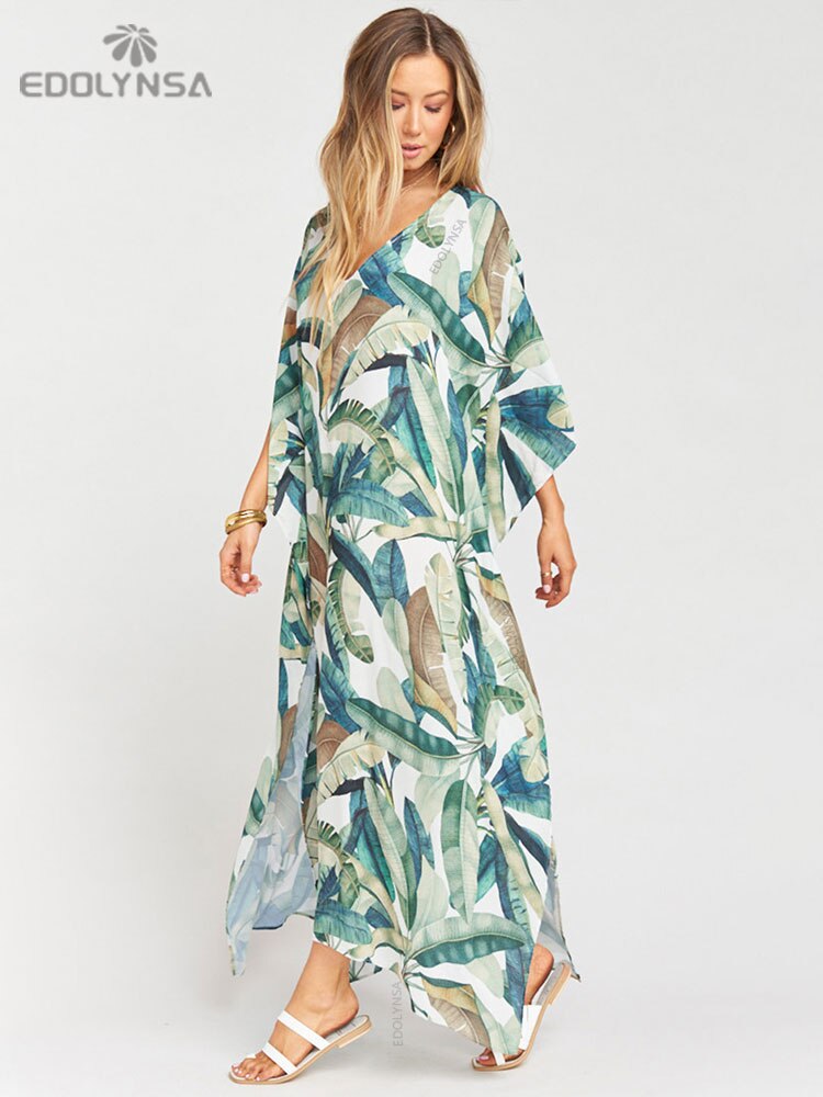 Bohemian Plus Size Kaftan Beach Tunic