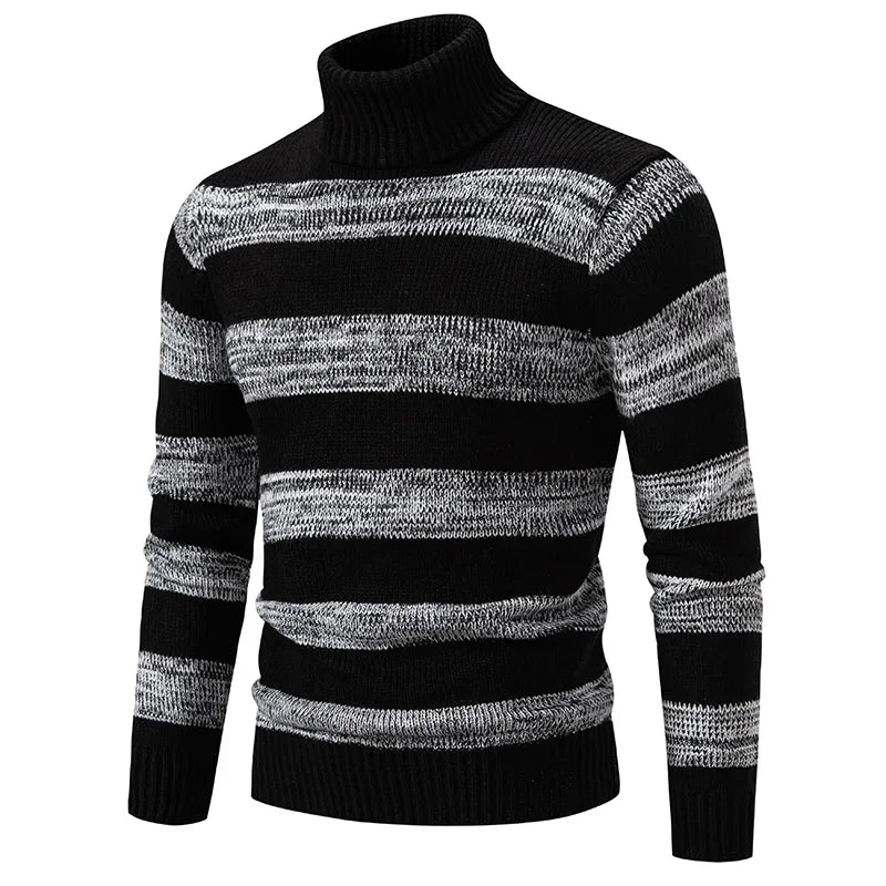 Men's New Casual Warm Neck Knit Sweater