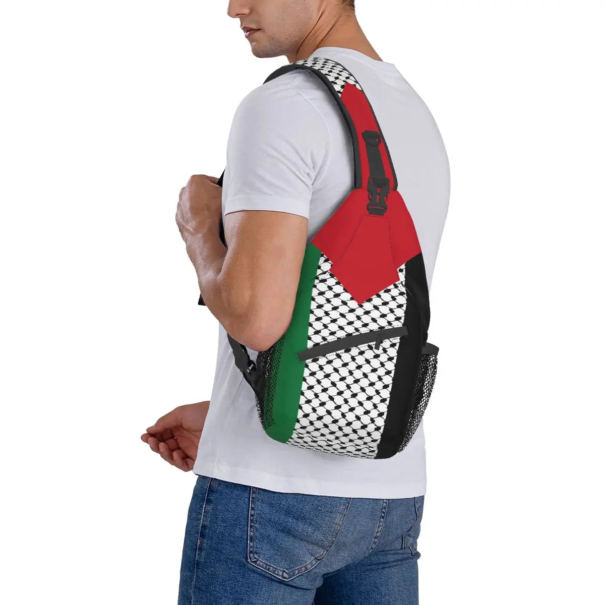 Palestine Flag Crossbody Sling Bags