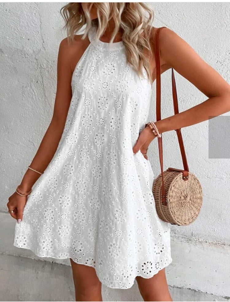 PAVEHAWK | Sexy Slim Mini Dresses Sleeveless Elegant Clothing - sepolia shop