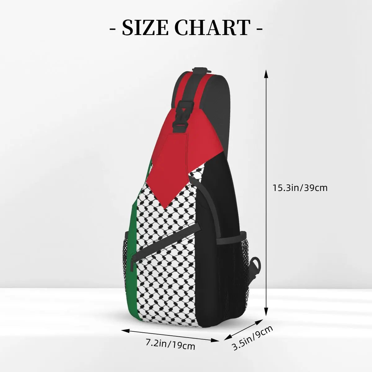 Palestine Flag Crossbody Sling Bags