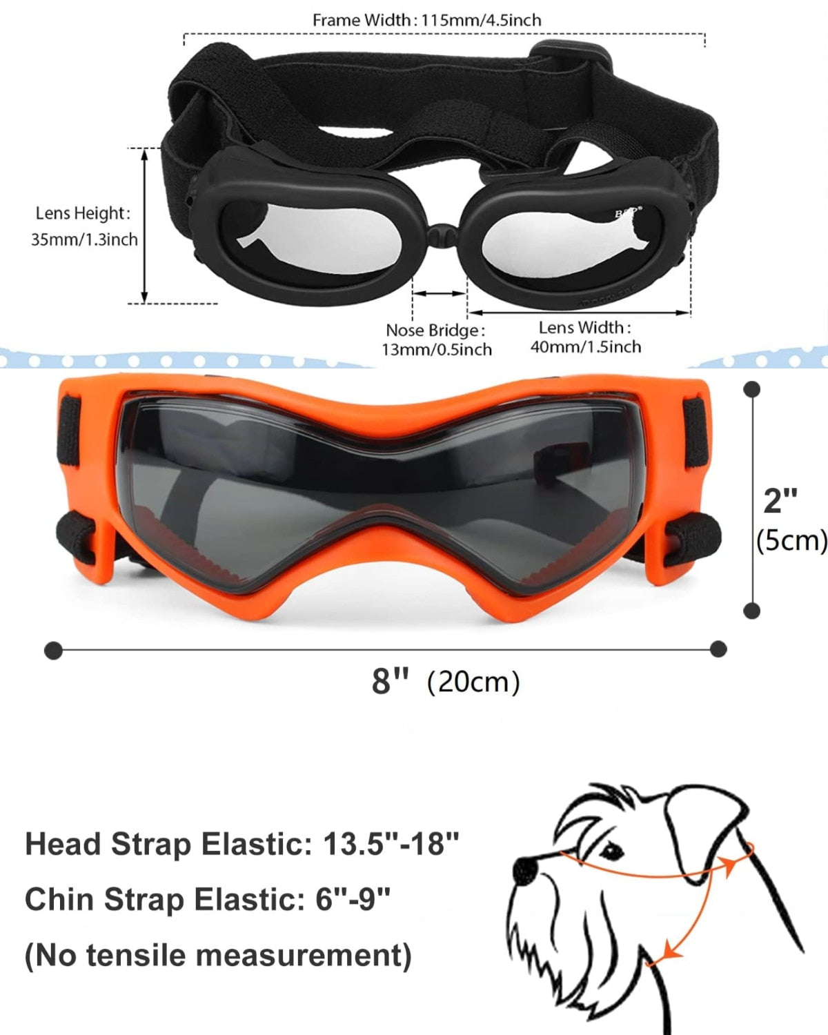 Dog Windproof Sunglasses & Helmet Set