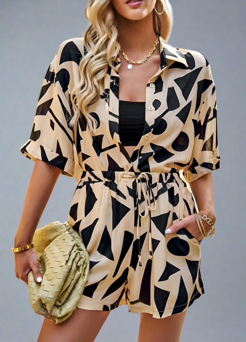 Bohemian Casual Loose Geometric Set