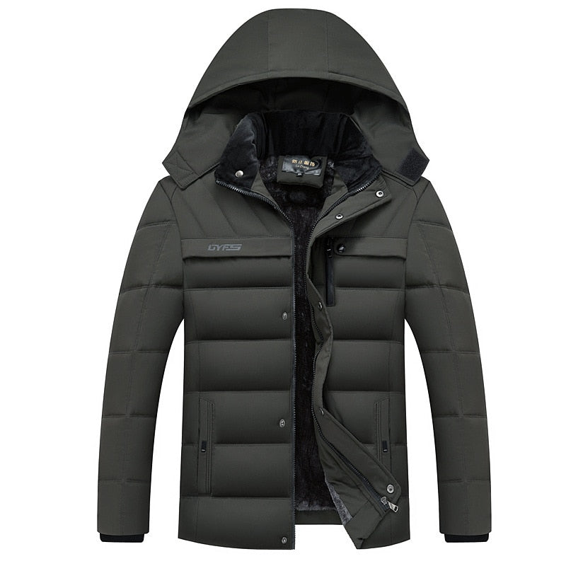 SOL New Windproof Hooded Winter Coat