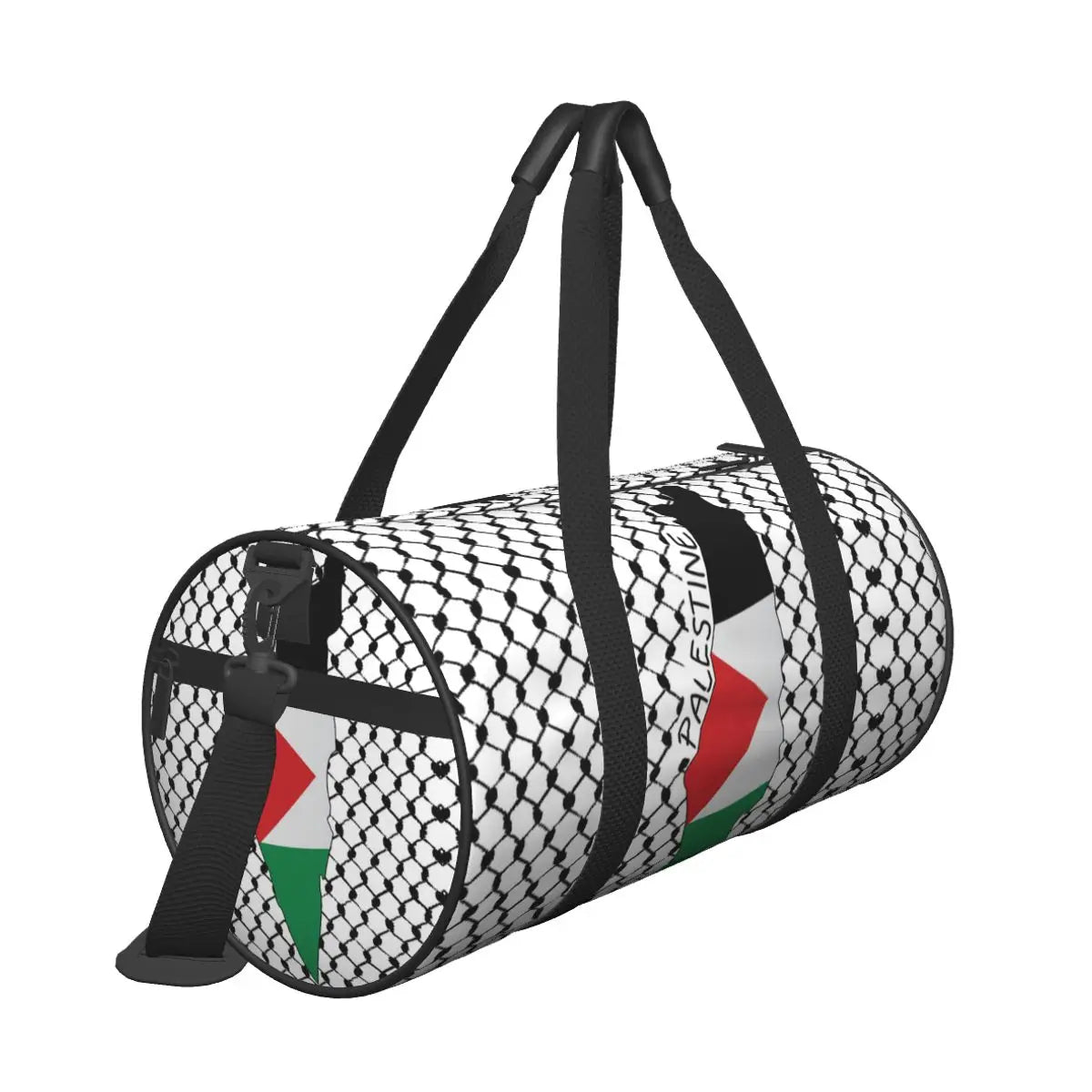 Palestine Flag Map  Kufiya Hatta Travel Bag