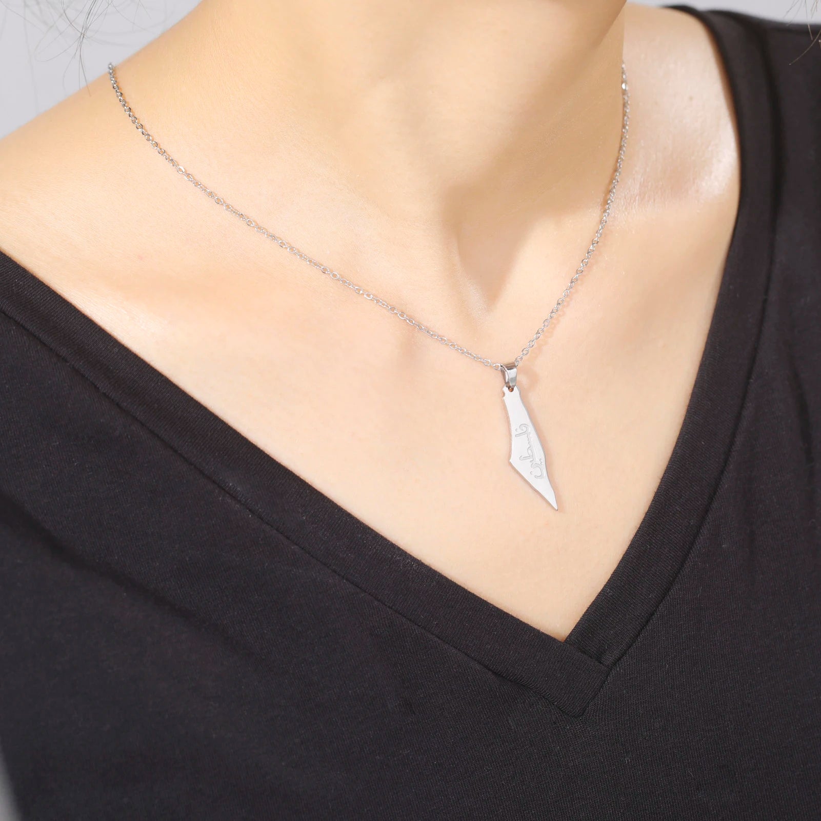 Palestine Pendant Necklace