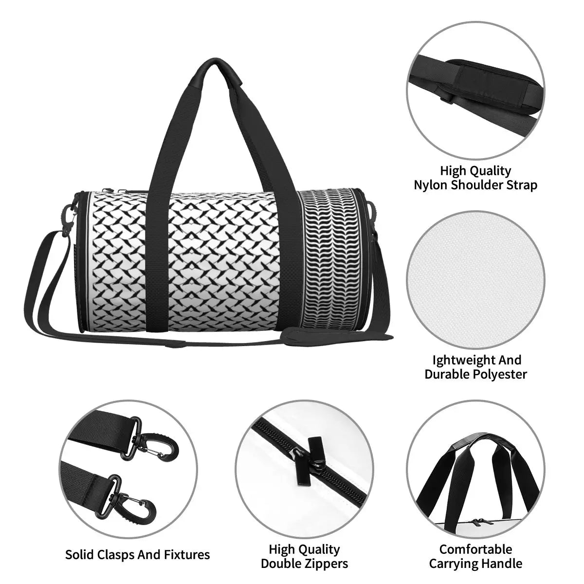 Keffiyeh Design Sport/travel Waterproof Bag