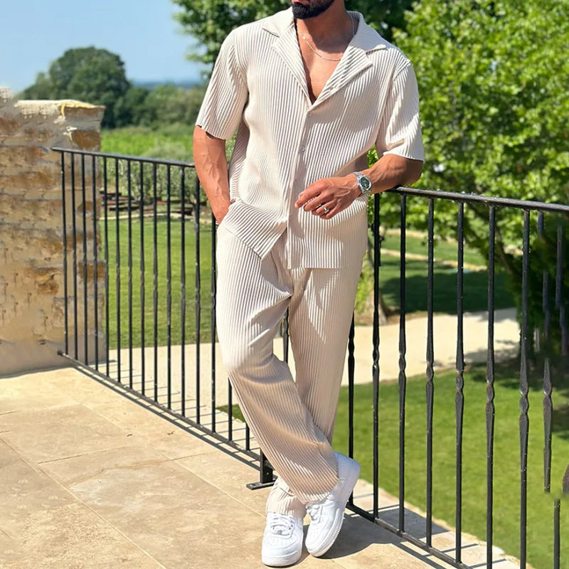 Zen Stripped Outfit Set