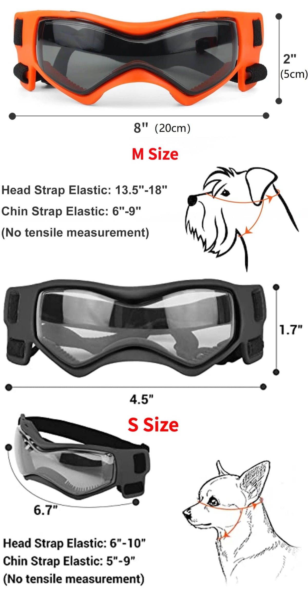 Dog Goggles Protection Eyewear Small Breed