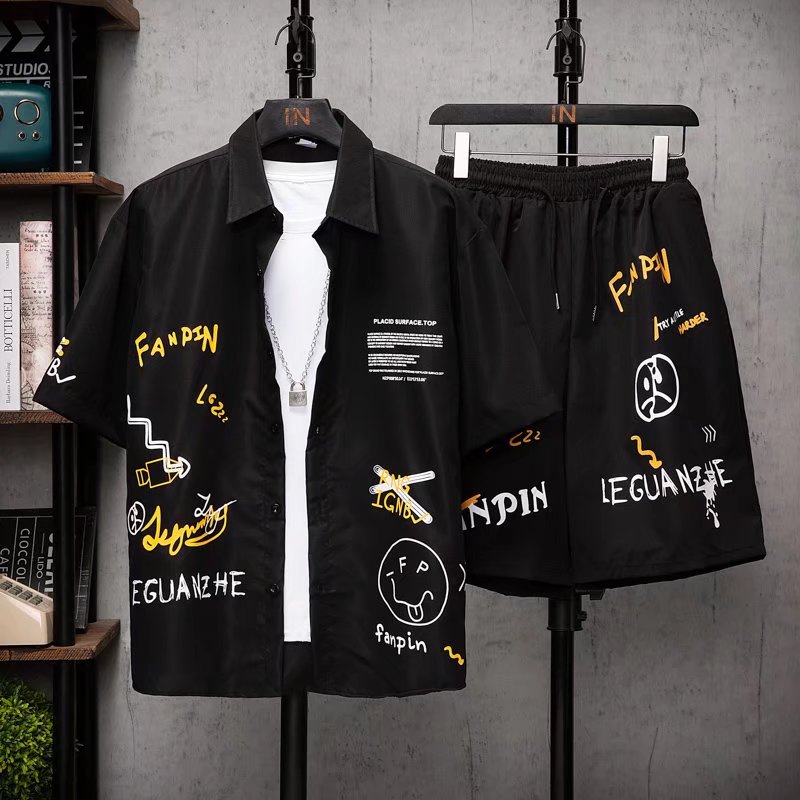 Kor Harajuku Cool Graphics 2 piece Set