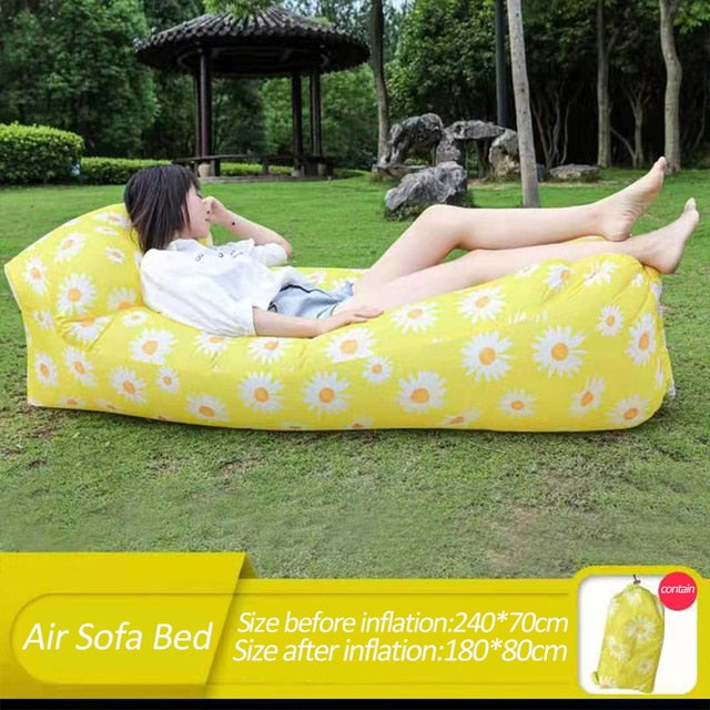 AZY Outdoor & Indoor Fast Inflatable Air Sofa Bed