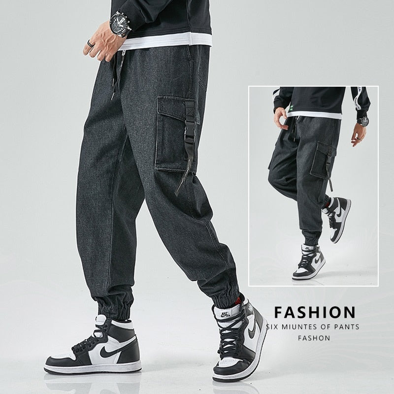 Jap Cargo Denim Baggy Pants (S-8XL)