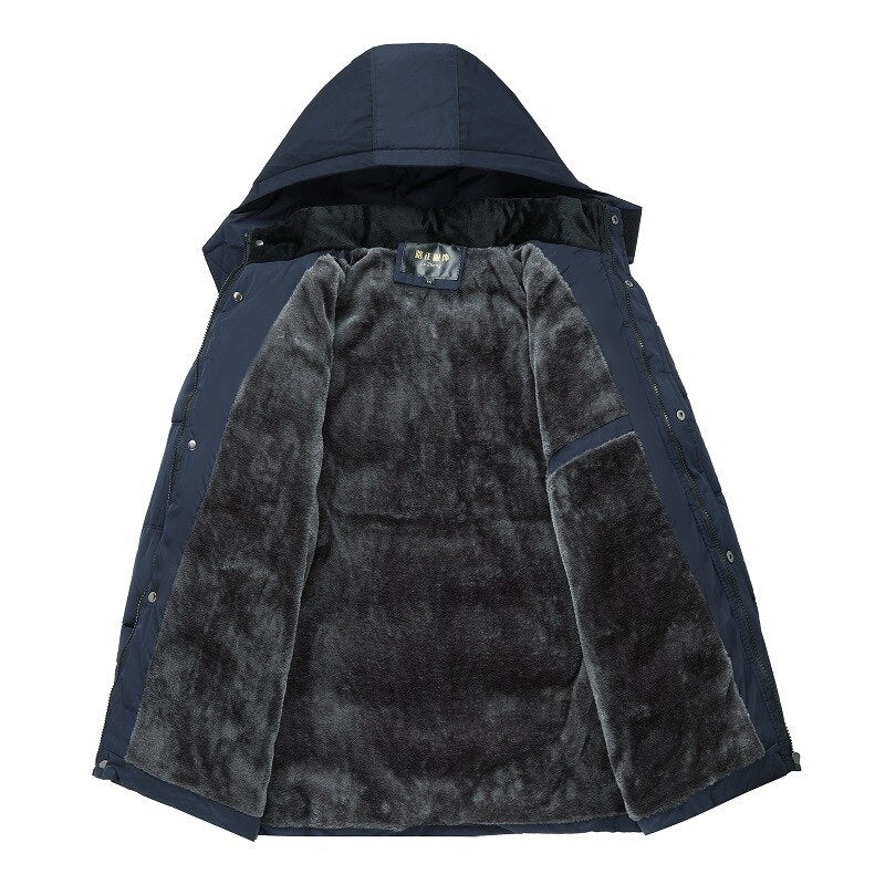 SOL New Windproof Hooded Winter Coat