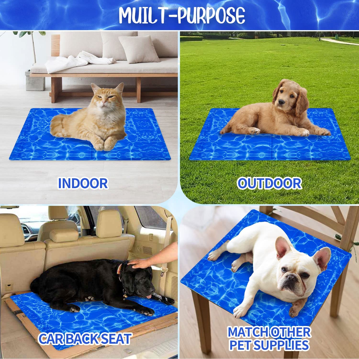 Cooling Ice Silk Mat For pets - sepolia shop