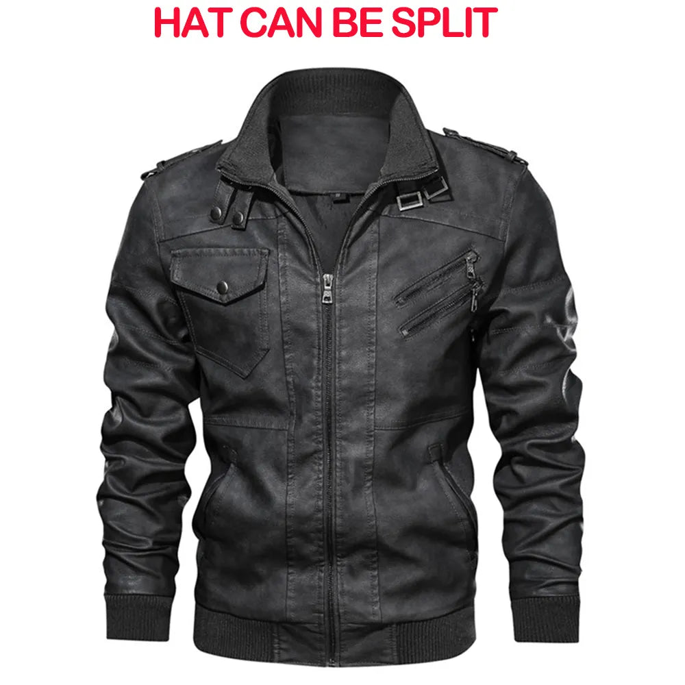 KB New Motorcycle Style PU Leather Jackets