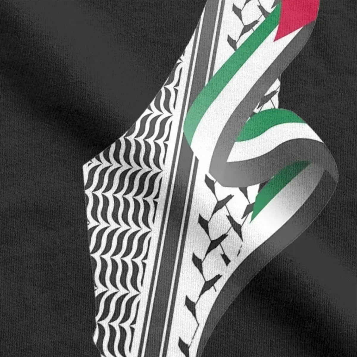 Palestinian Keffiyeh Palestine Map T-Shirt