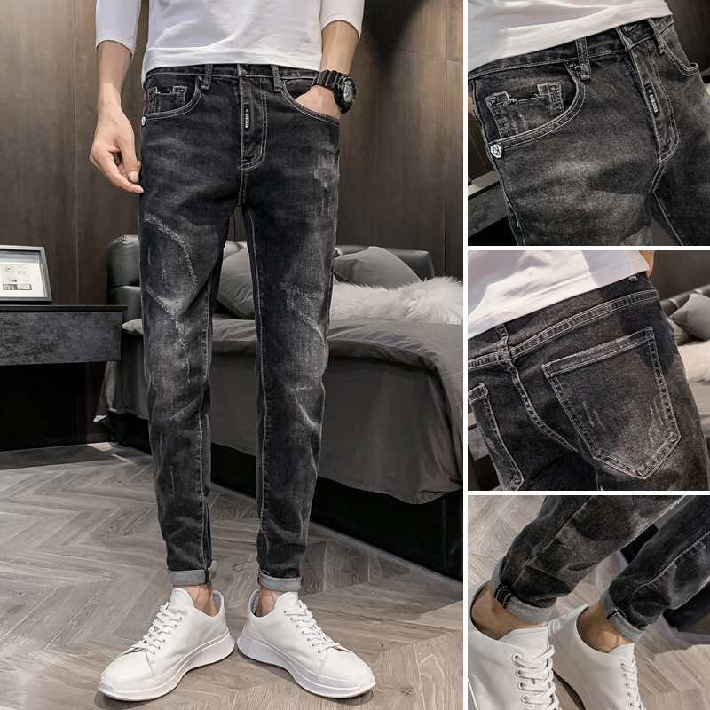 DESIGN TOP | Stretch Skinny Ripped Fashion Men Slim Luxury  Jeans - sepolia shop