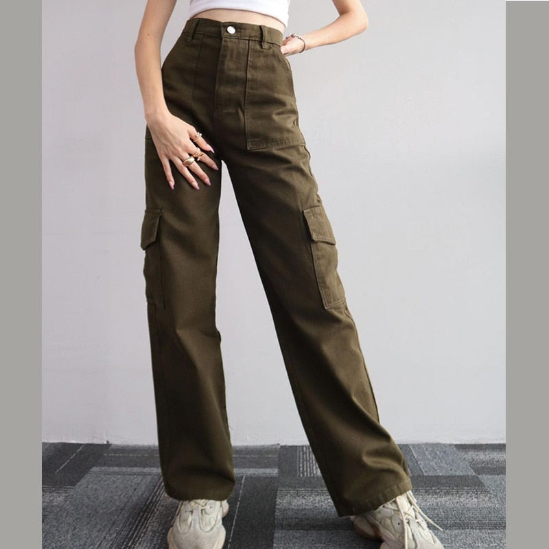 Chica Vintage High Waist baggy Trousers