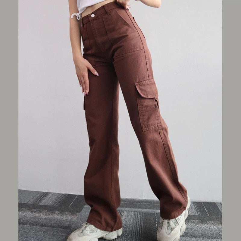 Chica Vintage High Waist baggy Trousers