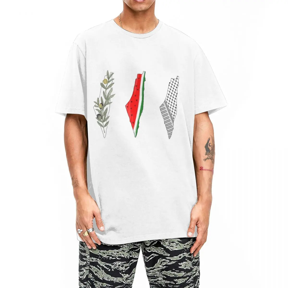 3 Palestine Maps T-Shirt