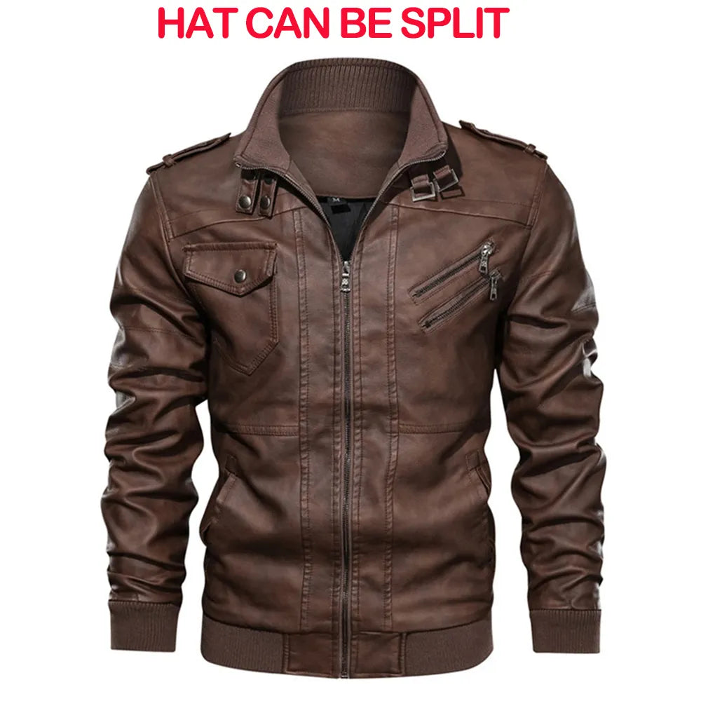 KB New Motorcycle Style PU Leather Jackets