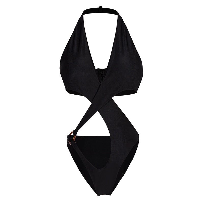 Monokini Sexy Cut Out  One Piece Swimsuit - sepolia shop