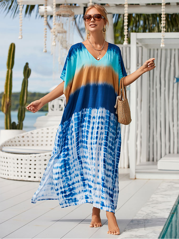 Bohemian Plus Size Kaftan Beach Tunic