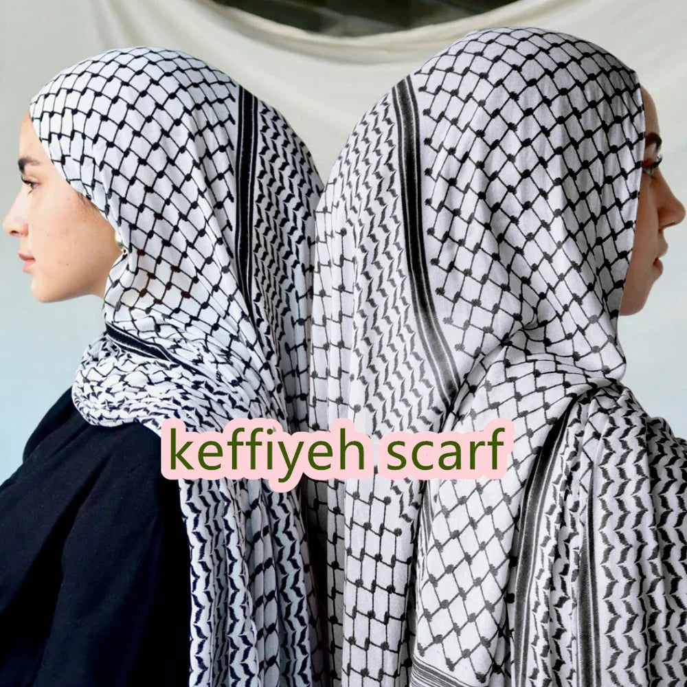 Palestine Keffiyeh Scarf Chiffon Hijab