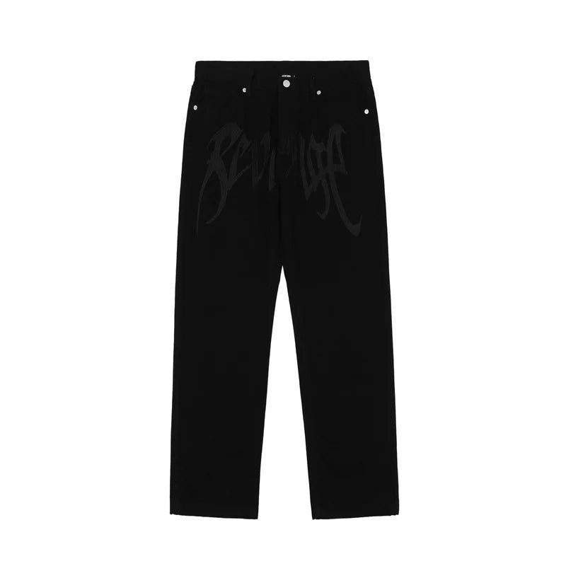 KOR Y2K Black Baggy Jeans