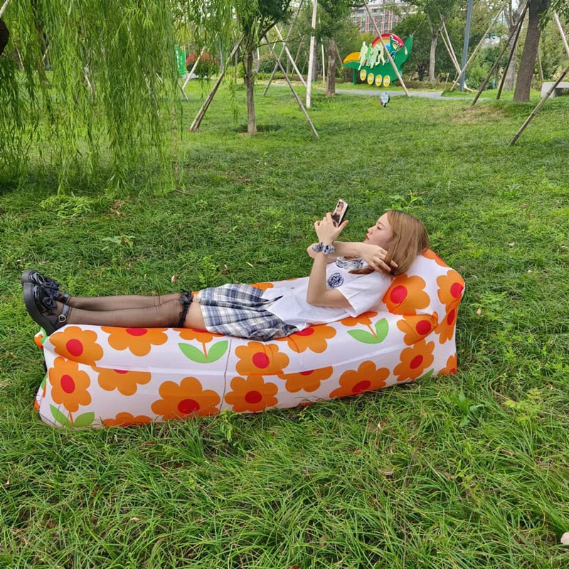 AZY Outdoor & Indoor Fast Inflatable Air Sofa Bed