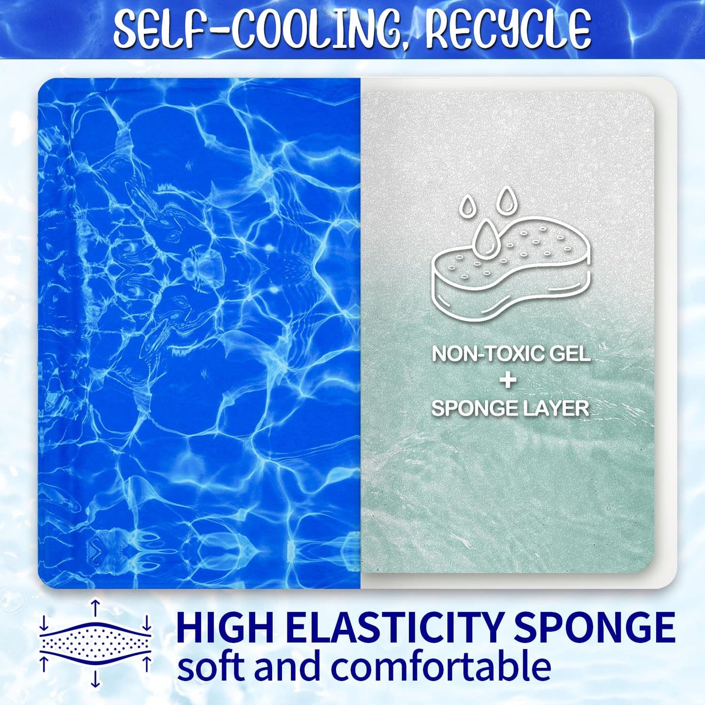 Cooling Ice Silk Mat For pets - sepolia shop