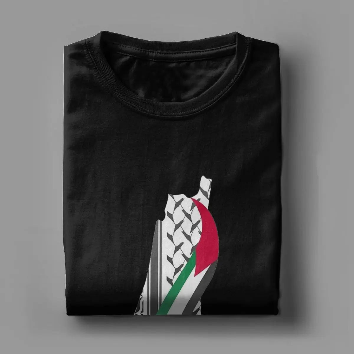 Palestinian Keffiyeh Palestine Map T-Shirt