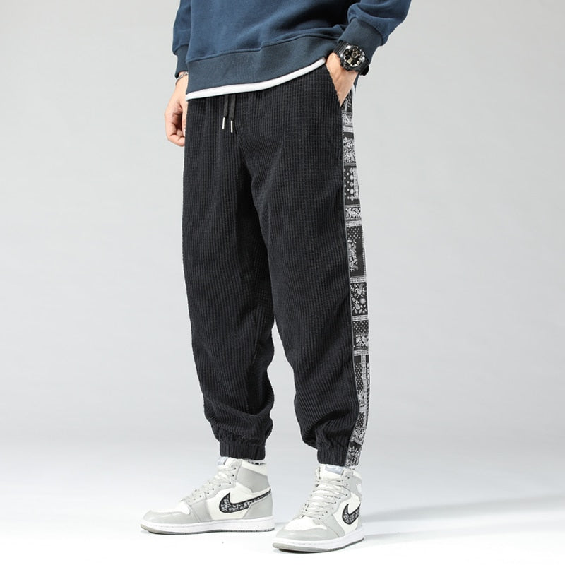 Kor Warm Casual Corduroy Loose Pants