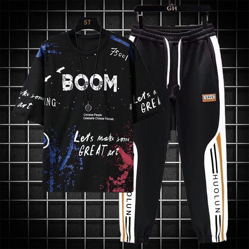 NEW COLLECTION Kor Multi-pocket Cargo Pants Two Piece Set