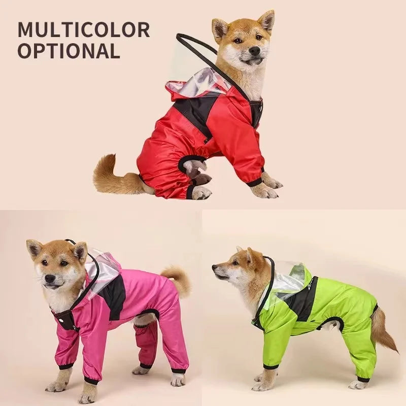 BLU - Dog  Waterproof Raincoat