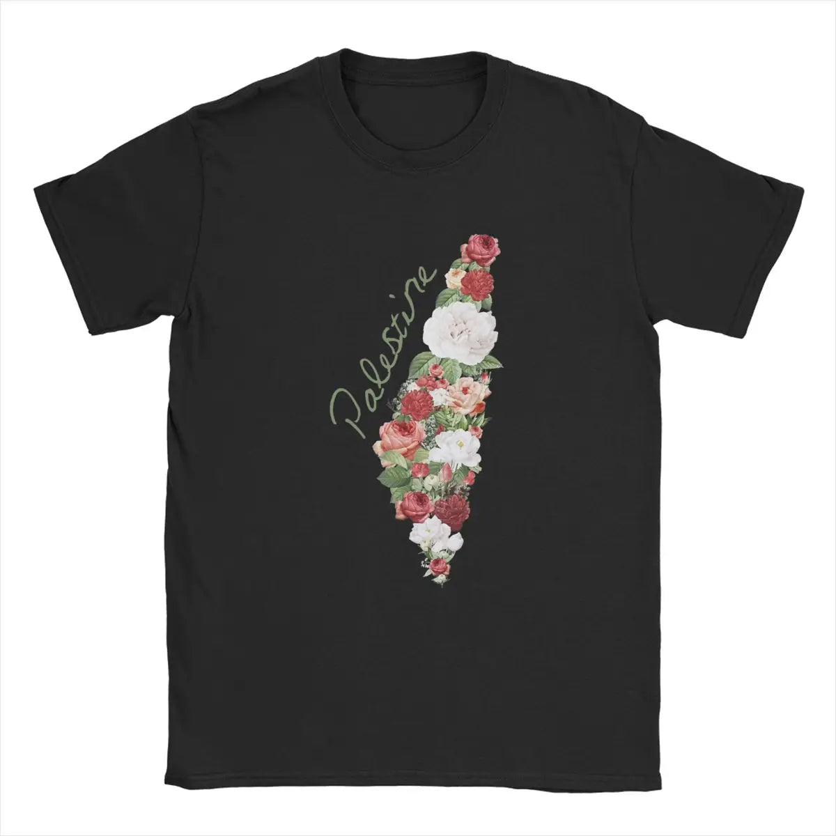 Palestinian Palestine Flower T Shirt