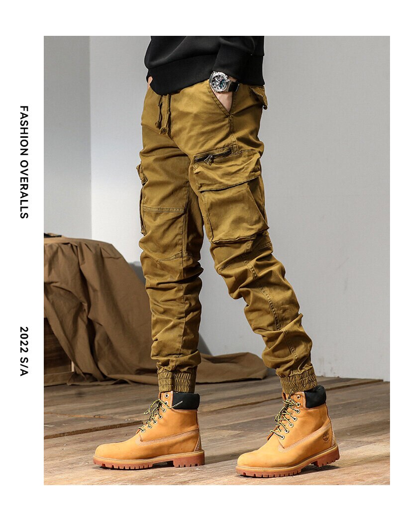 CAAYU | Joggers Cargo Casual Pants Men - sepolia shop