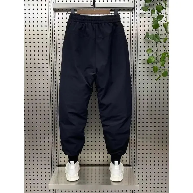 Sepo Down Cotton Thickened Cargo Thermal Pants