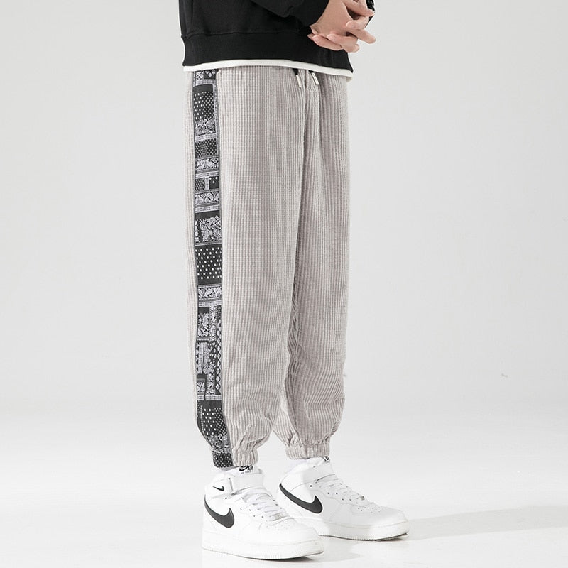 Kor Warm Casual Corduroy Loose Pants