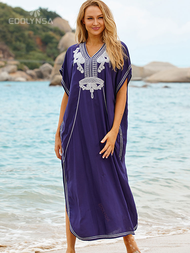 Bohemian Plus Size Kaftan Beach Tunic