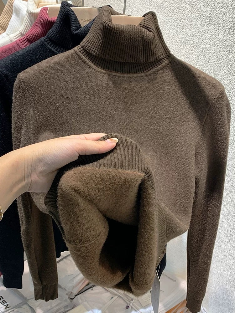 Sepo Turtleneck Winter Elegant Sweater