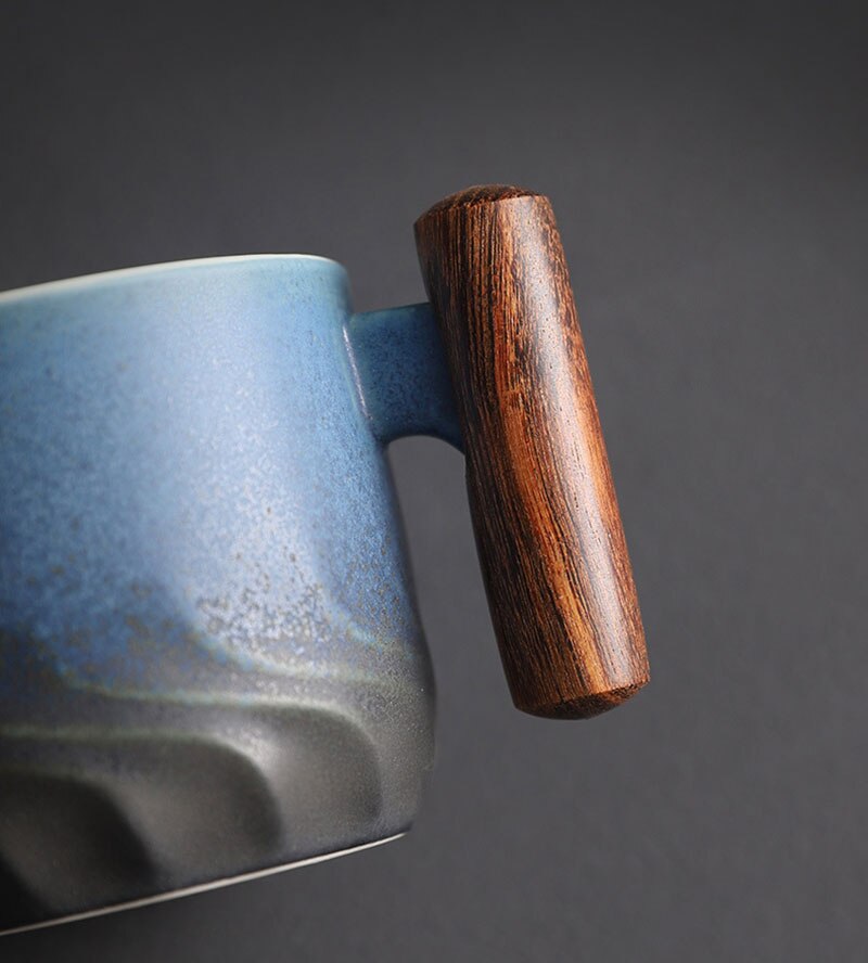 70ML Kiln Handmade Retro Ceramic Espresso Cup 6Pcs/set