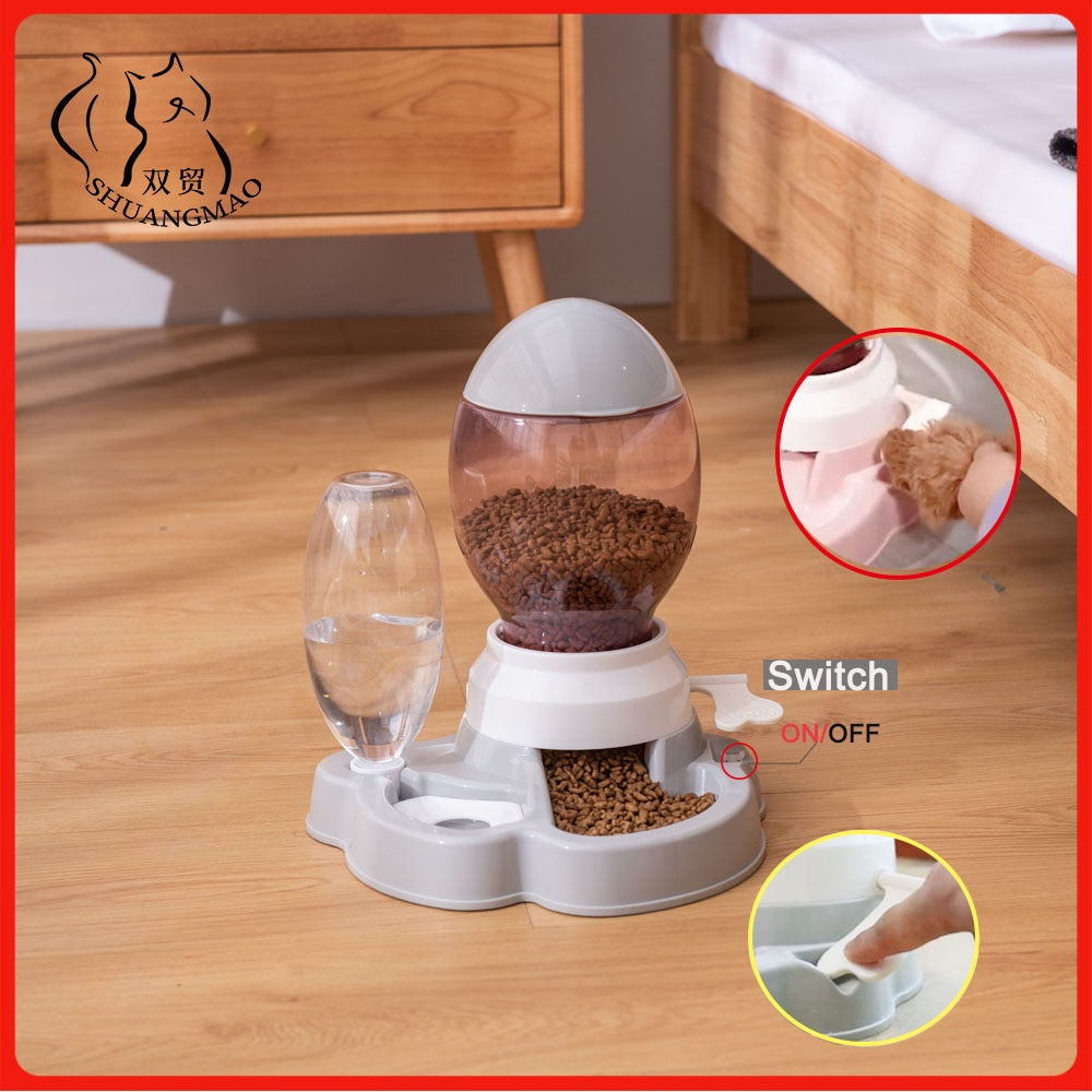 Pet Automatic Feeder Bowl with Drinking Fountain - sepolia shop