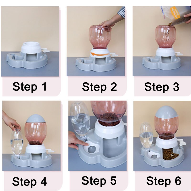 Pet Automatic Feeder Bowl with Drinking Fountain - sepolia shop