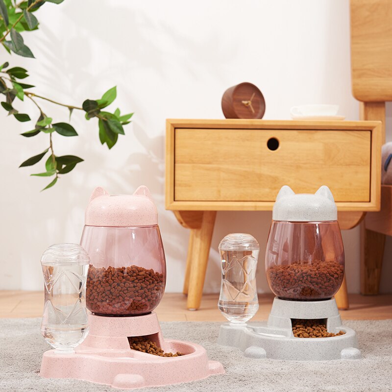 Pet Automatic Feeder Bowl with Drinking Fountain - sepolia shop